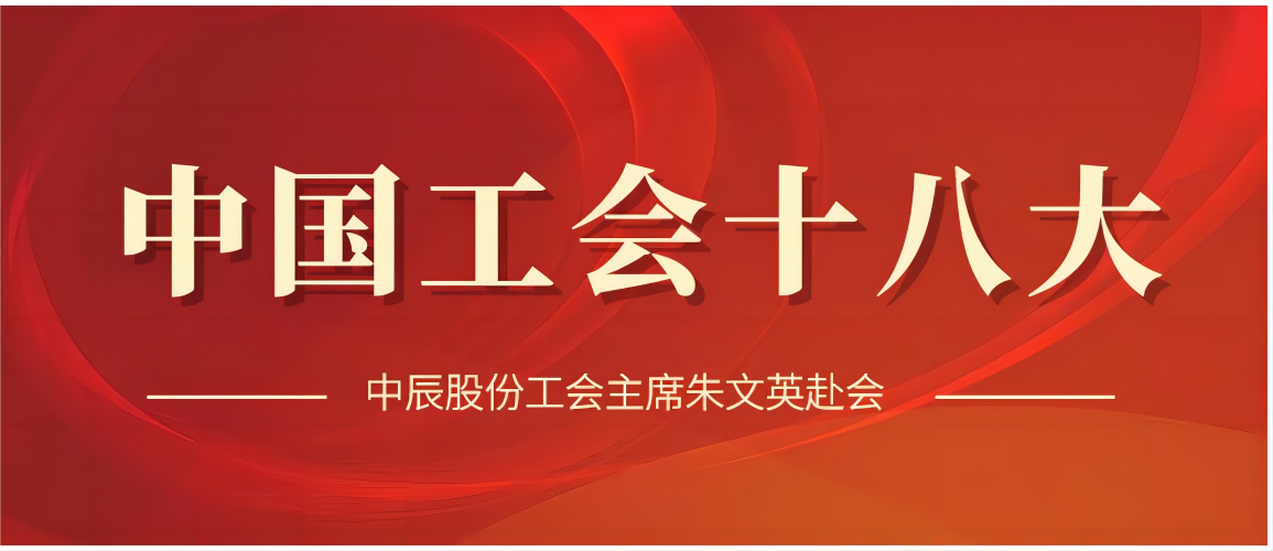 中國工會十八大順利召開，中辰股份工會主席朱文英作為代表出席赴會