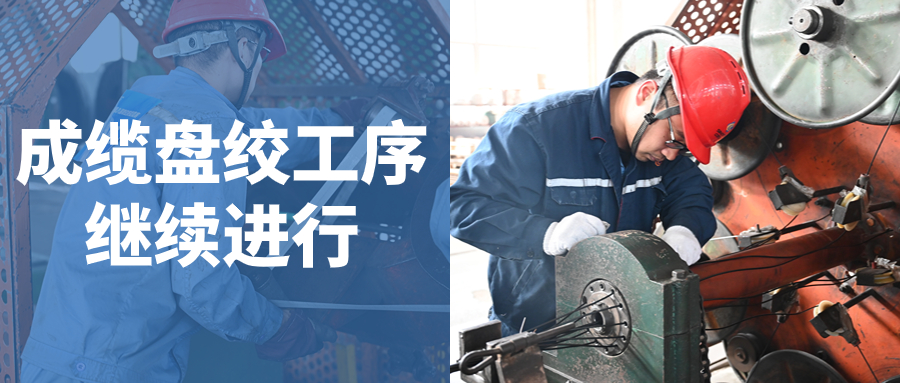 強技能 展風采 促提升｜成纜、盤絞賽組崗位技能競賽繼續(xù)進行